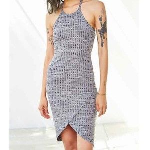 Silence + Noise Urban Outfitters Bodycon Stretch Sleeveless Dress Tulip Hem XS